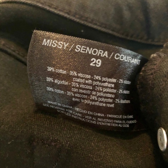 BLACK Denim Skirt SKINNY GIRL w Stretch  Everyday Modern Cotton Party Time - Picture 5 of 8